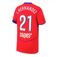 Paris Saint-Germain Lucas Hernandez #21 Tretí futbalový dres 2025-26 Krátky Rukáv